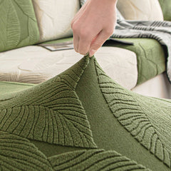 Jacquard Water-Repellent Anti-Scratch Stretch Outdoor Garden Sofa Cover