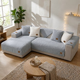 Thick Fuzzy Sherpa Fleece Non-Slip Corner Sofa Cover