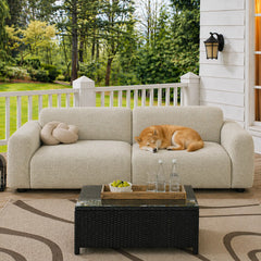 Elegant Chenille All-Seasons Anti-Scratch Full Wrap Stretch Outdoor Garden Sofa Cover