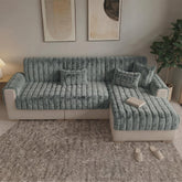 Water-resistant Fluffy Soft Furniture Protector Corner Couch Cover-EverDry