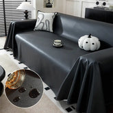 Faux Leather Waterproof Pet Hair-Resistant Sofa Throw Sofa Cover