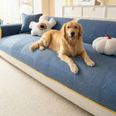 Washed Cotton Skin-Friendly Breathable Sofa Protector Non-slip Sofa Cover