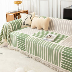Geometric Pattern MultiColour Sofa Cover - Modern Design for a Stylish Home Sofa Throws