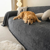 Modern Classic Scratch-Resistant Chenille Sofa Throw Blanket Washable Sofa Cover