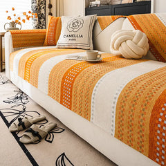 Skin-Friendly Breathable Chenille Sofa Protection Scratch-Resistant Non-Slip Sofa Cover