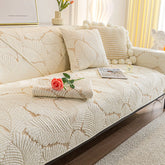 Leaf Pattern Furniture Anti-scratch & Skid Protection Sofa Cover