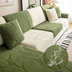 Jacquard Water-Repellent Anti-Scratch Stretch Outdoor Garden Sofa Cover
