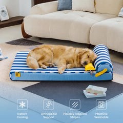 Cooling Orthopedic Dog Bed for Crate