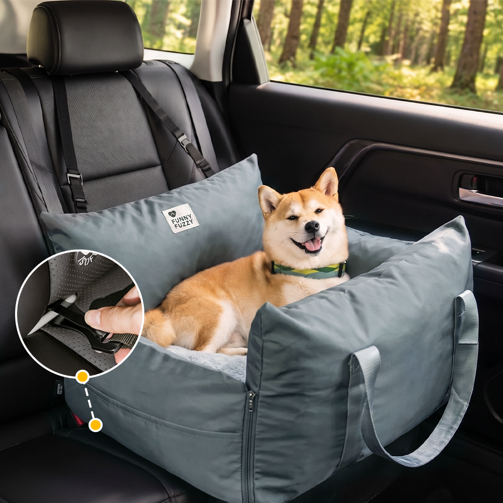 ISOFIX Dog Car Seat Bed with ISOFIX System - First Class