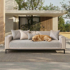 Breathable Woven Cotton Linen Non-Slip Outdoor Garden Sofa Cover