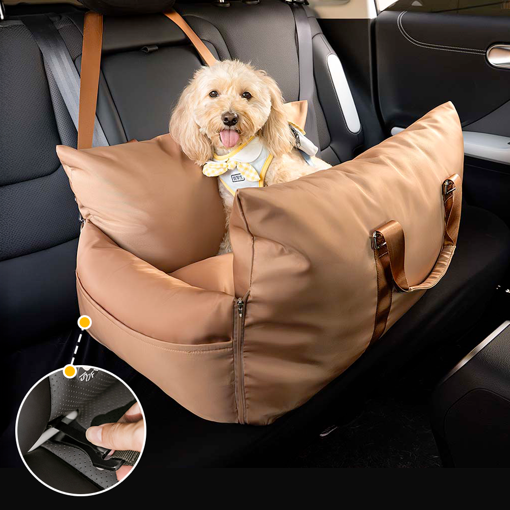 ISOFIX Dog Car Seat Bed with ISOFIX System - First Class
