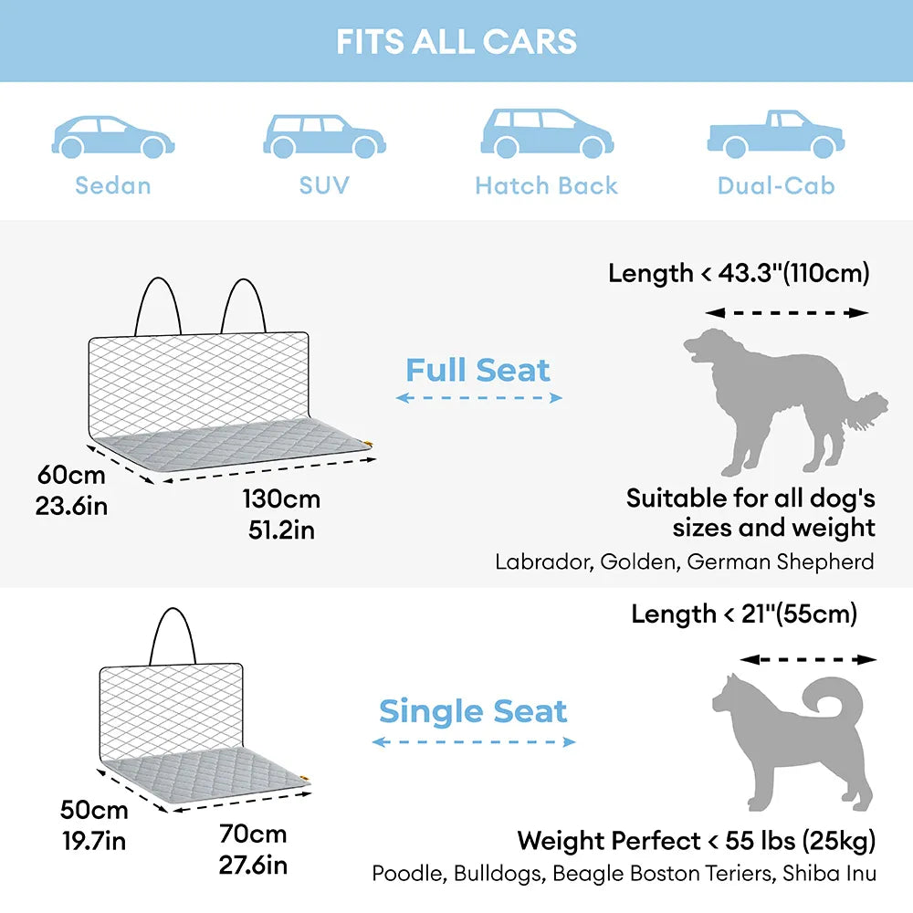 Cooling Dog Mat for Car Seats - Chill Nest