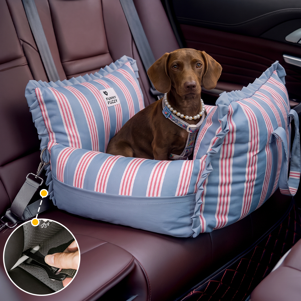 Waterproof ISOFIX Dog Car Seat Bed - First Class