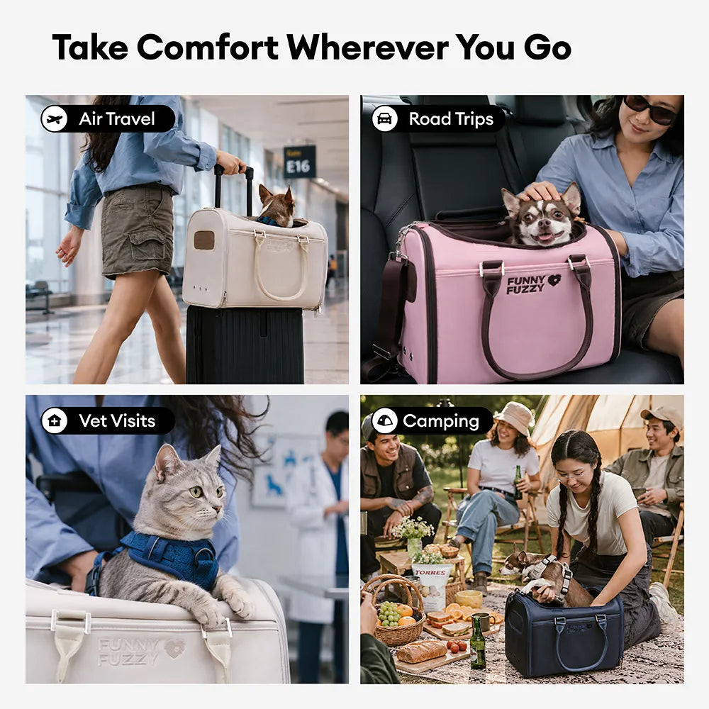 Dog Airline-Compliant Soft-Sided Carriers-Urban Roaming