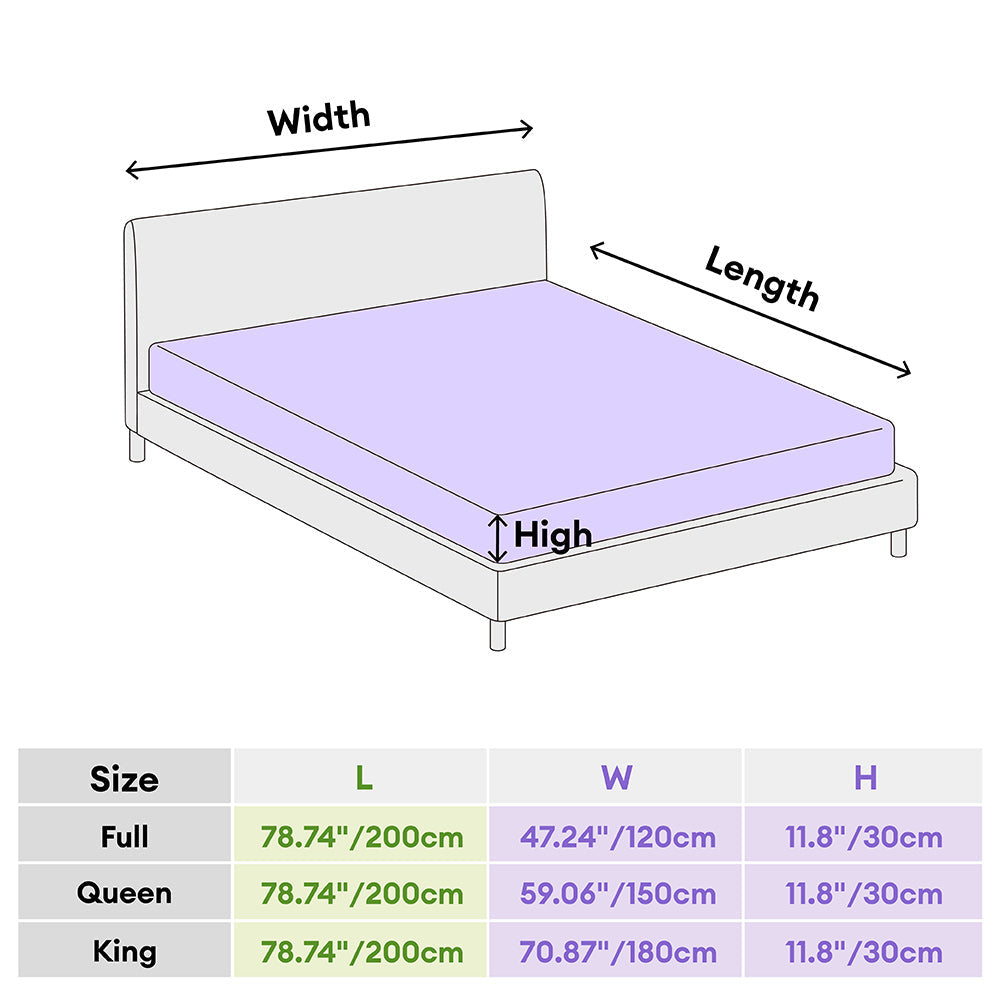 Plush Ribbed Bolster Fitted Sheet Mattress Cover - Cozy Nest