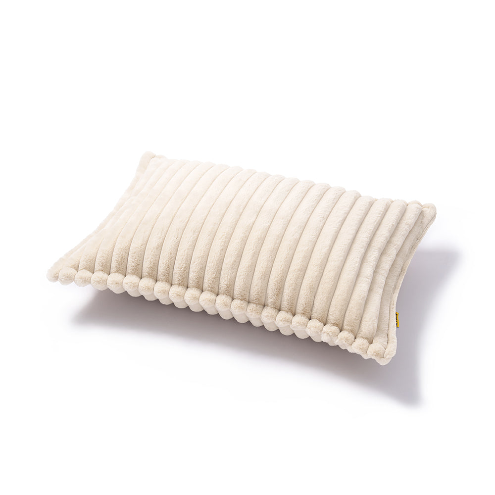 Plush Ribbed Bolster Fitted Sheet Mattress Cover - Cozy Nest