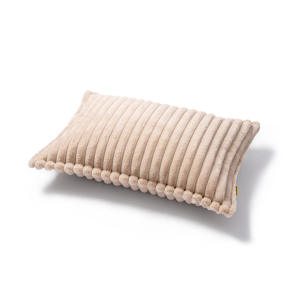 Plush Ribbed Bolster Fitted Sheet Mattress Cover - Cozy Nest