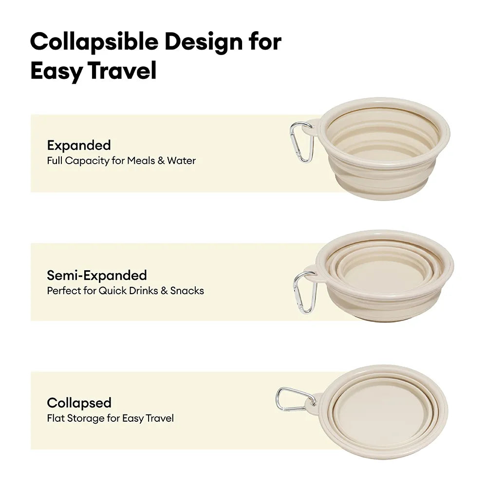 Collapsible Silicone Dog Bowl-Urban Roaming