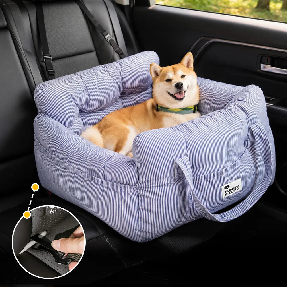 ISOFIX Dog Car Seat Bed with ISOFIX System - First Class