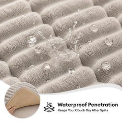 Waterproof Cozy Flannel Sofa Protection Non-Slip Couch Cover