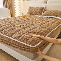Washable Fluffy Fitted Sheet Mattress Cover