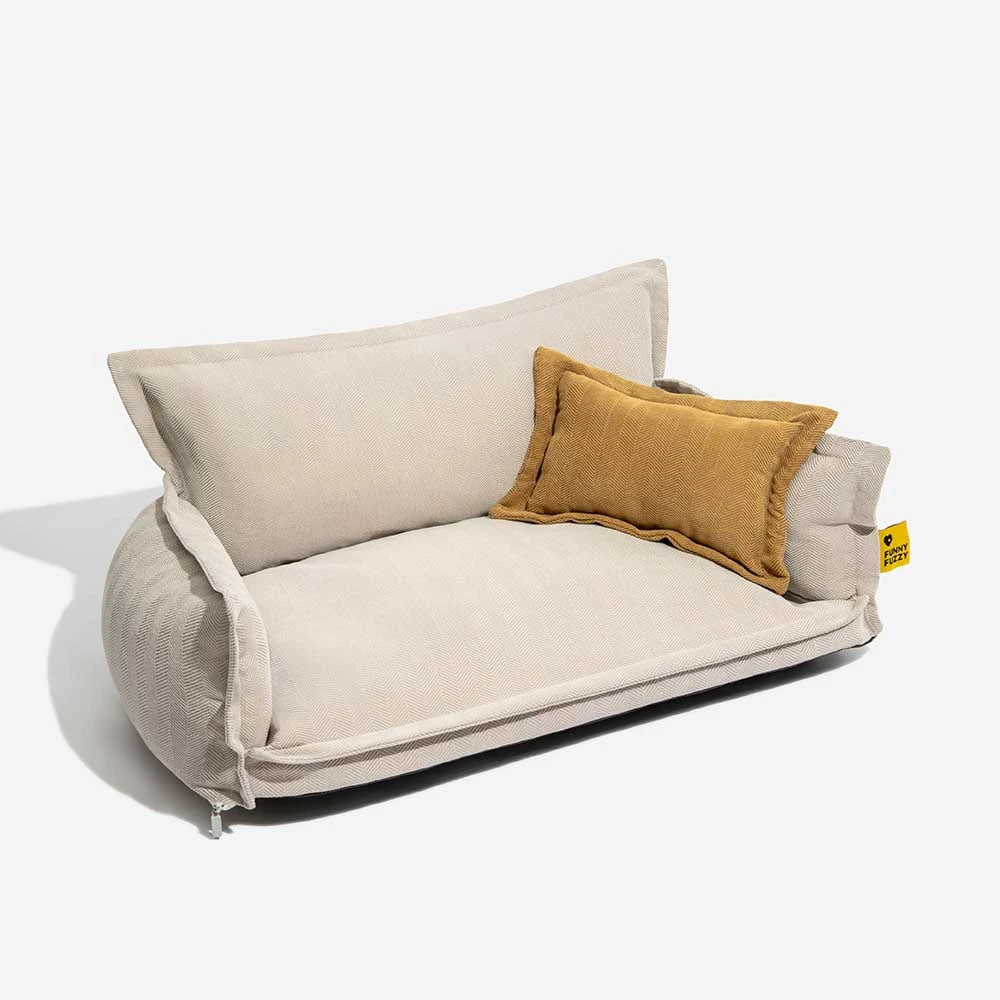 Orthopedic All-season Dual-layer Removable Dog Bed - Retro