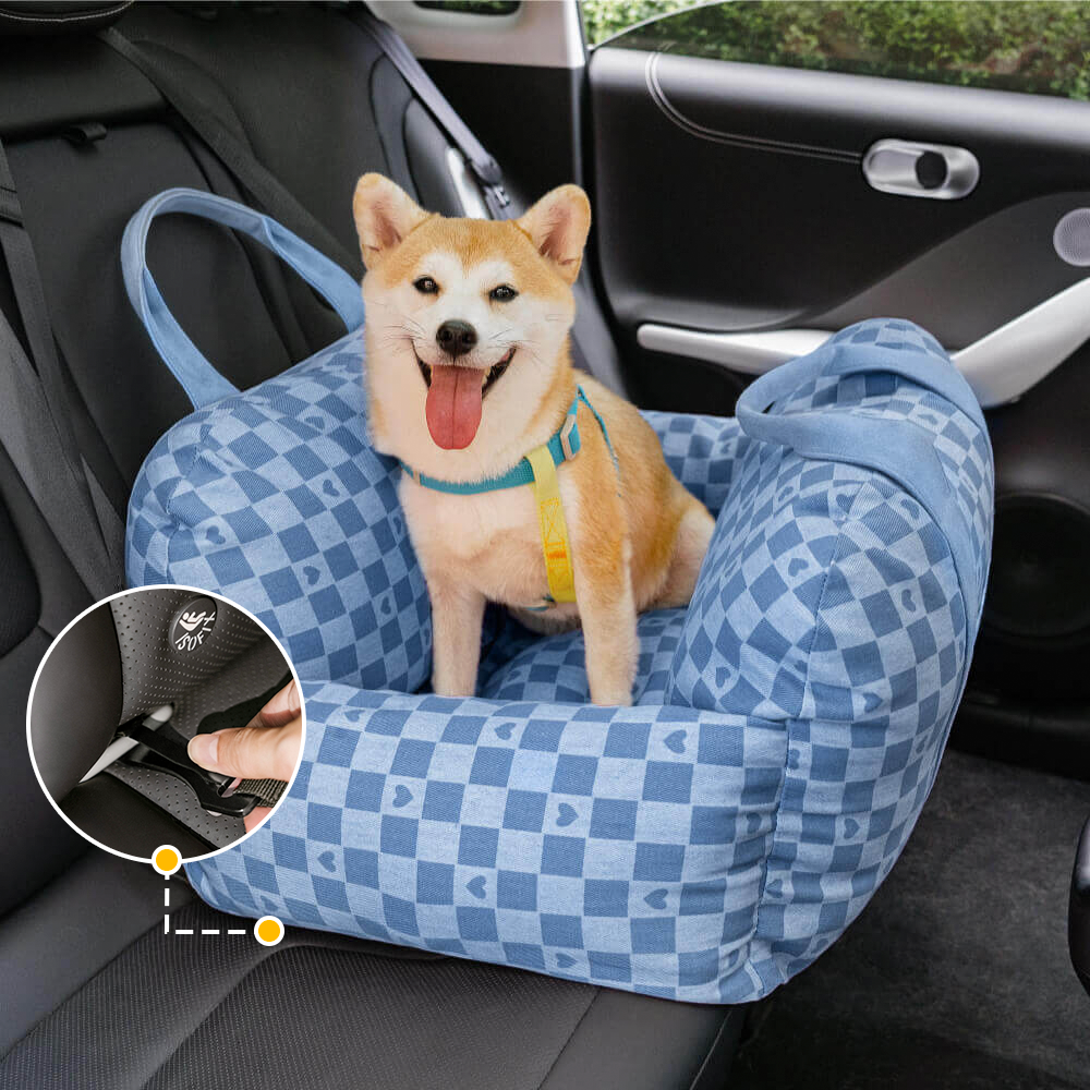 ISOFIX Dog Car Seat Bed with ISOFIX System - First Class