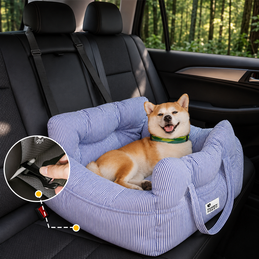 ISOFIX Dog Car Seat Bed with ISOFIX System - First Class