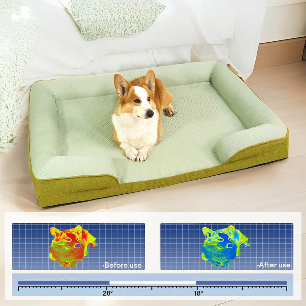 Cooling Orthopedic Washable Large Dog Sofa Bed - Outdoor