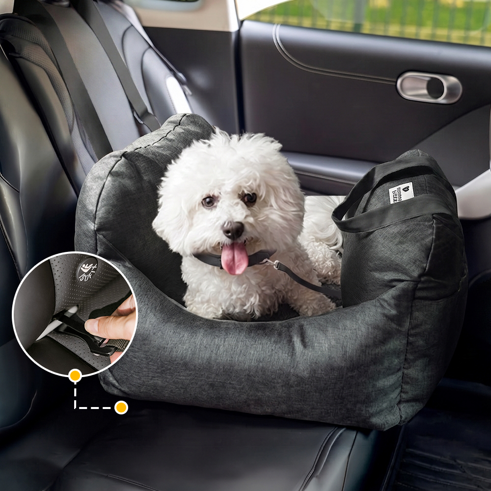 ISOFIX Dog Car Seat Bed with ISOFIX System - First Class