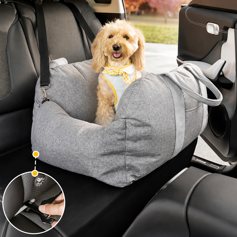 ISOFIX Dog Car Seat Bed with ISOFIX System - First Class