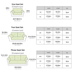 Leaf Pattern Furniture Anti-scratch & Skid Protection Sofa Cover