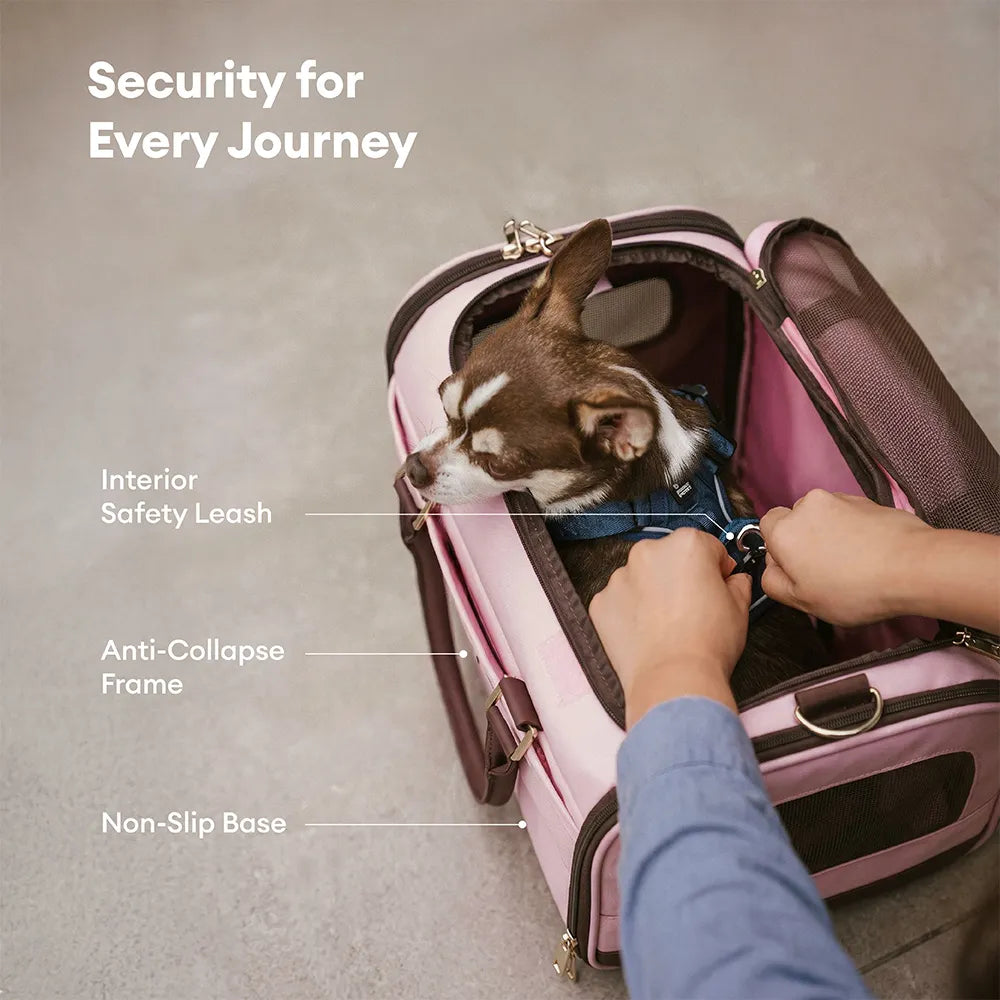 Dog Carrier Airline Approved Soft-Sided Pet Carrier for Cats - Urban Roaming