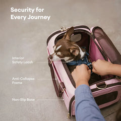 Dog Carrier Airline Approved Soft-Sided Pet Carrier for Cats - Urban Roaming