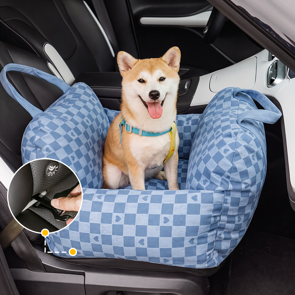 ISOFIX Dog Car Seat Bed with ISOFIX System - First Class