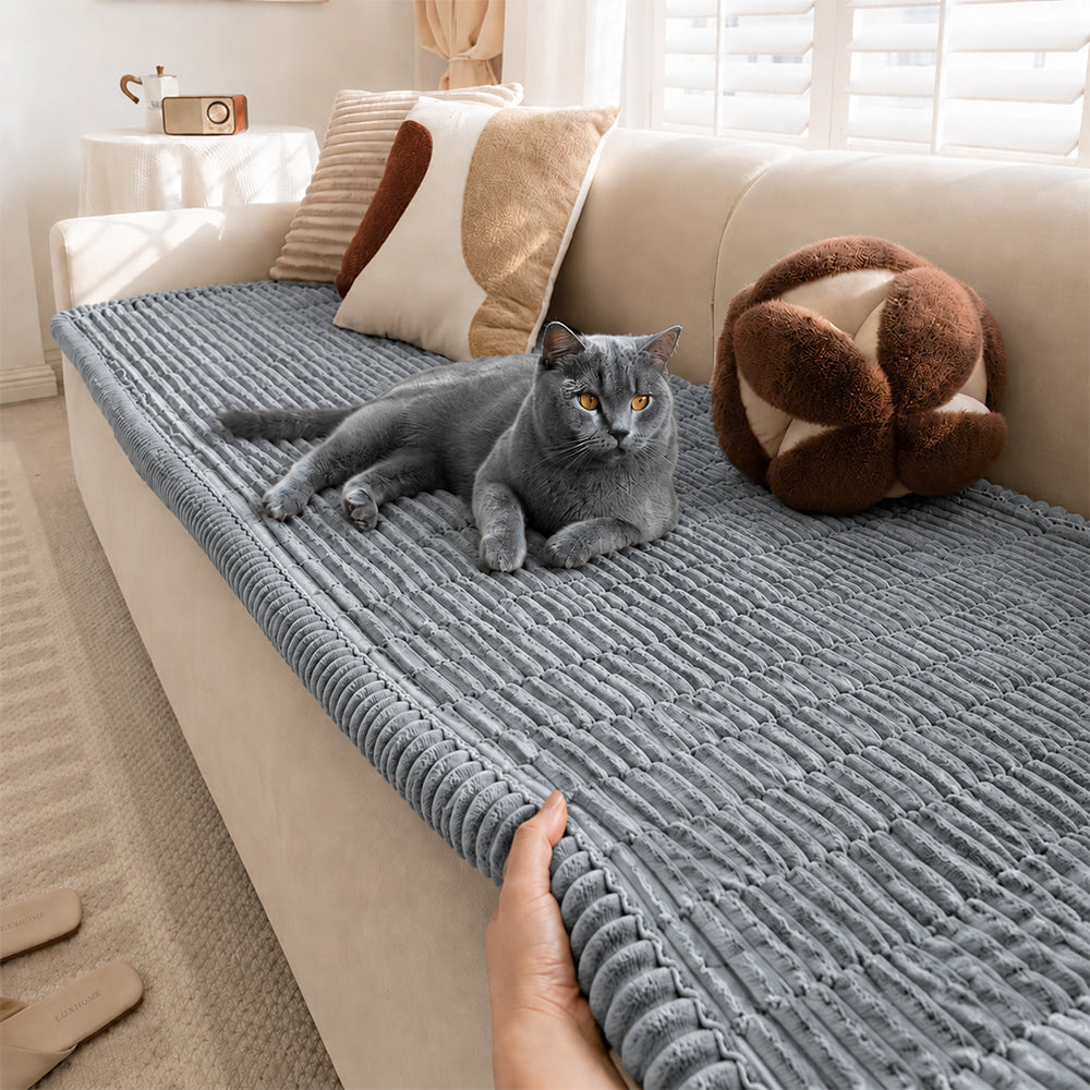 Waterproof Lazy Soft Flannel Breathable Pet Mat Non-slip Couch Cover