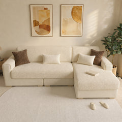 All-Season Breathable Chenille Scratch-Resistant Sofa Protection Corner Couch Cover