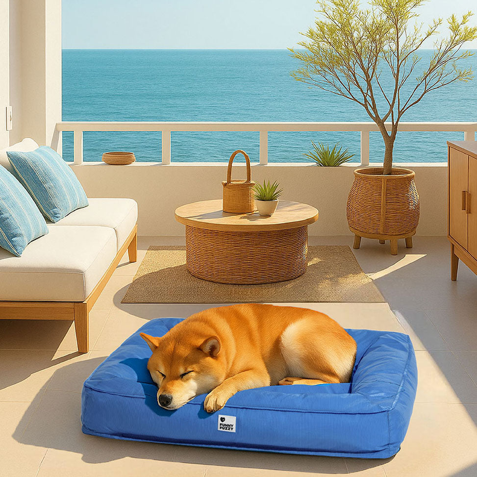 Fully Orthopedic Surround Support Waterproof Large Dog Bed - Pet-Friendly Bedroom