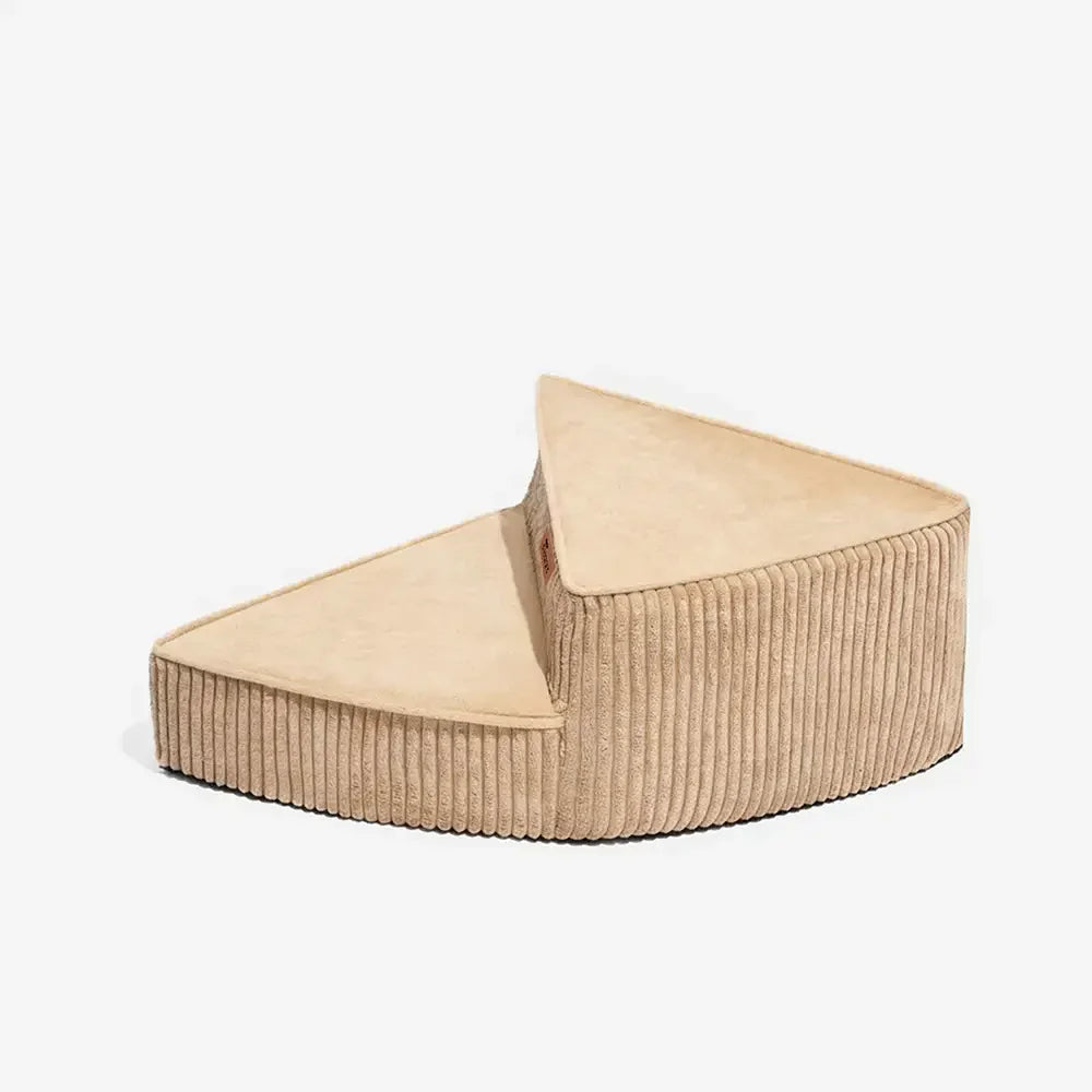 Cozy Corduroy Joint-Friendly Removable Spiral Pet Stairs - Pet-Friendly Bedroom