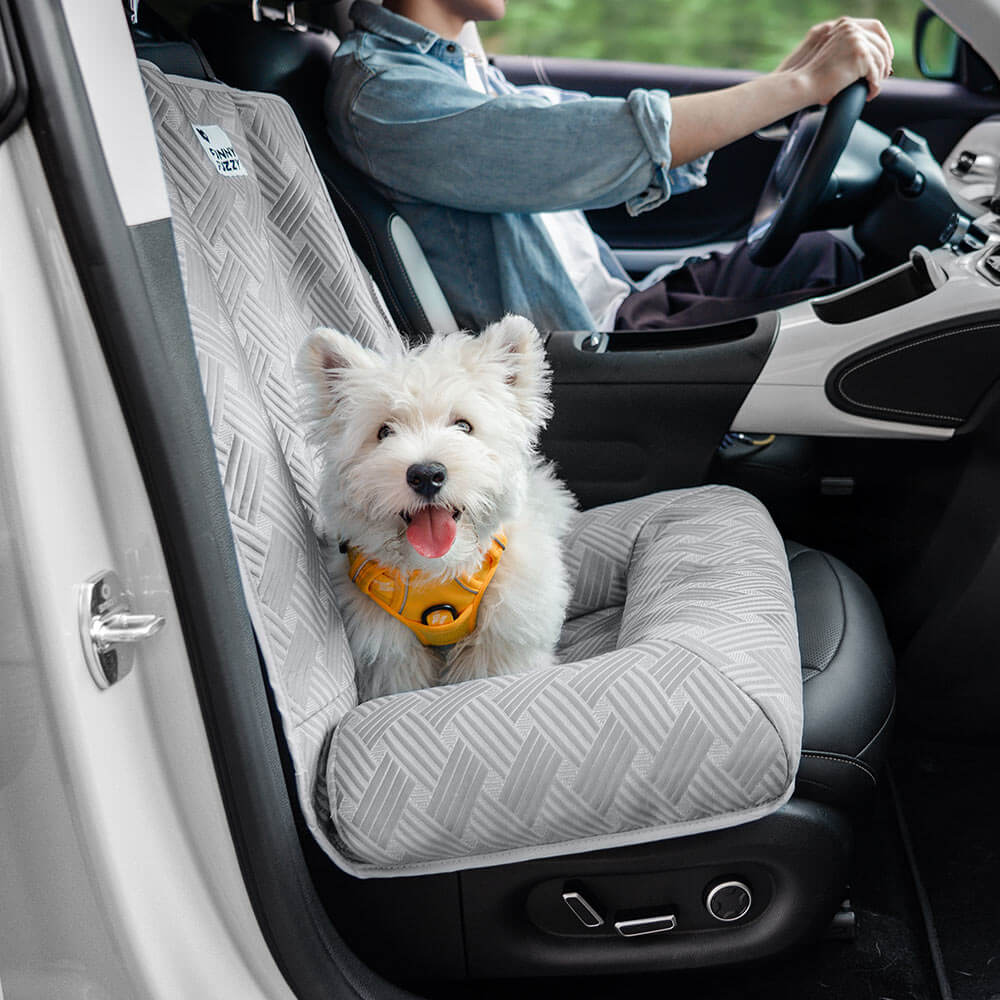 Cooling Travel Bolster Safety Back Seat Large Dog Car Seat Bed - Roadtrip