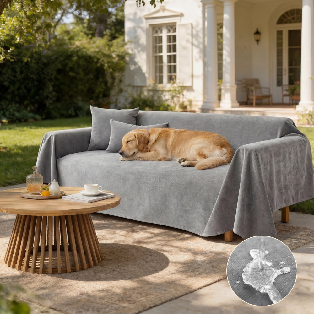 Waterproof Scratch-Resistant Non-Linting Throw Outdoor Garden Sofa Covers Sofa Throw Blanket