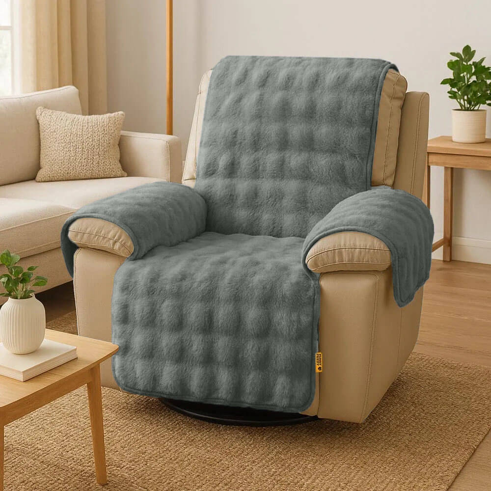 Water-resistant Fluffy Soft Furniture Protector Sofa Cover-EverDry