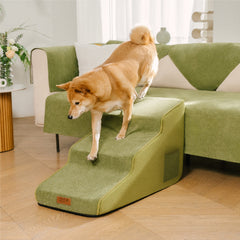 Non-slip All-season Extra Wide Portable Dog Stairs - Retro