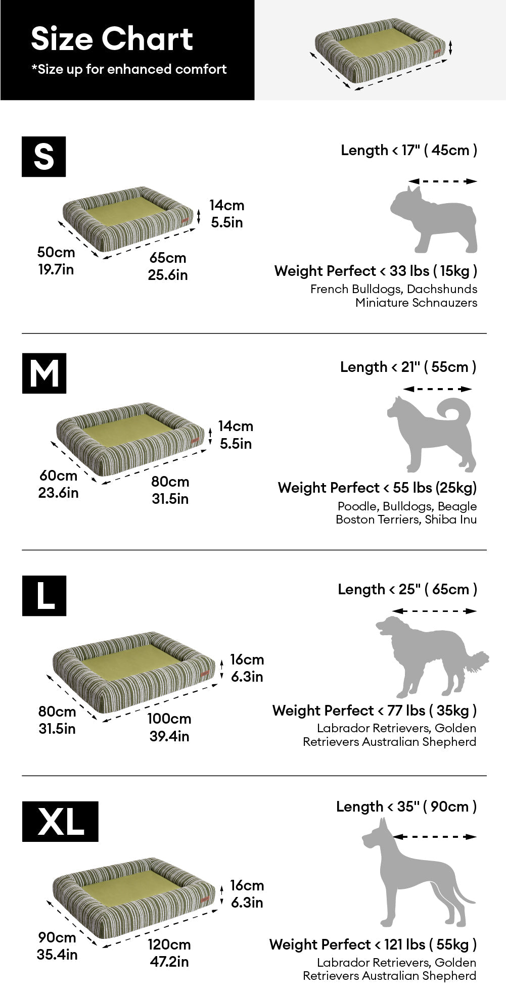 Orthopedic All-season Memory Foam Bolster Boucle Garden Outdoor Dog Bed - Funnyfuzzy SnugNest