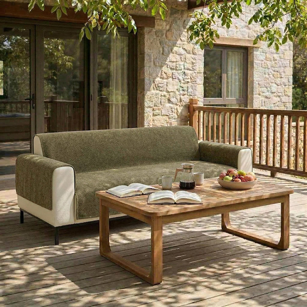 One-Piece Scratch-Resistant Outdoor Garden Sofa Cover Durable Water-Repellent Non-Slip Sofa Cover