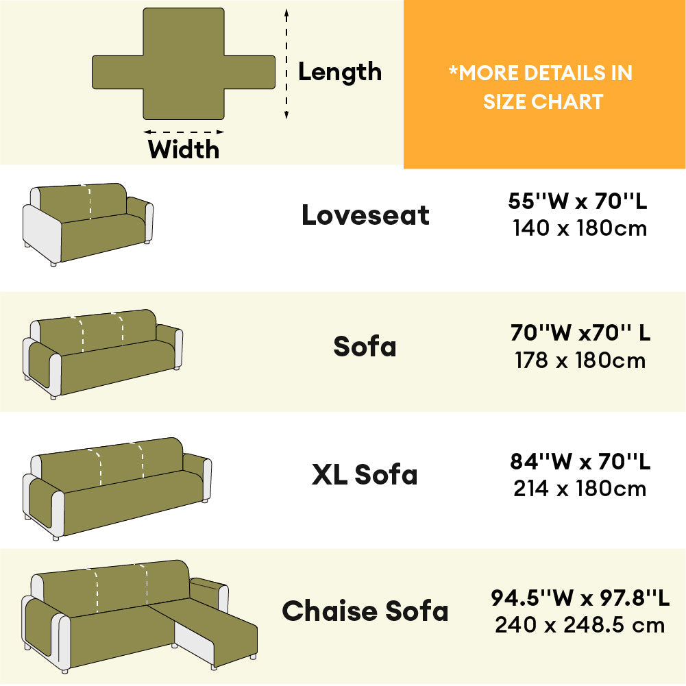 All-Season Anti-Slip Striped Pet Rug Furniture Protector with Armrest Outdoor Garden Sofa Cover