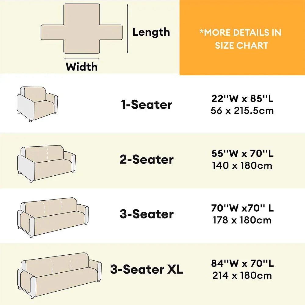 Water-resistant Fluffy Soft Furniture Protector Corner Couch Cover-EverDry