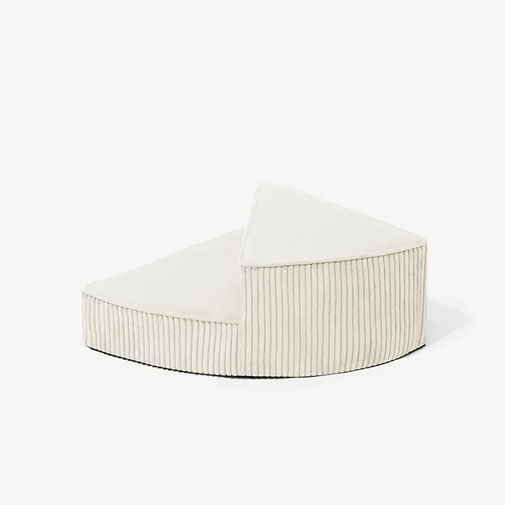 Cozy Corduroy Joint-Friendly Removable Spiral Pet Stairs - Pet-Friendly Bedroom