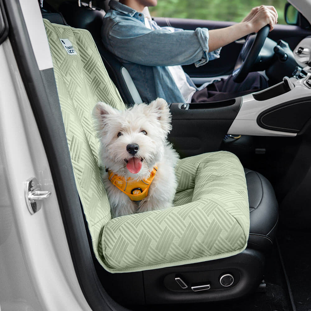 Cooling Travel Bolster Safety Back Seat Large Dog Car Seat Bed - Roadtrip