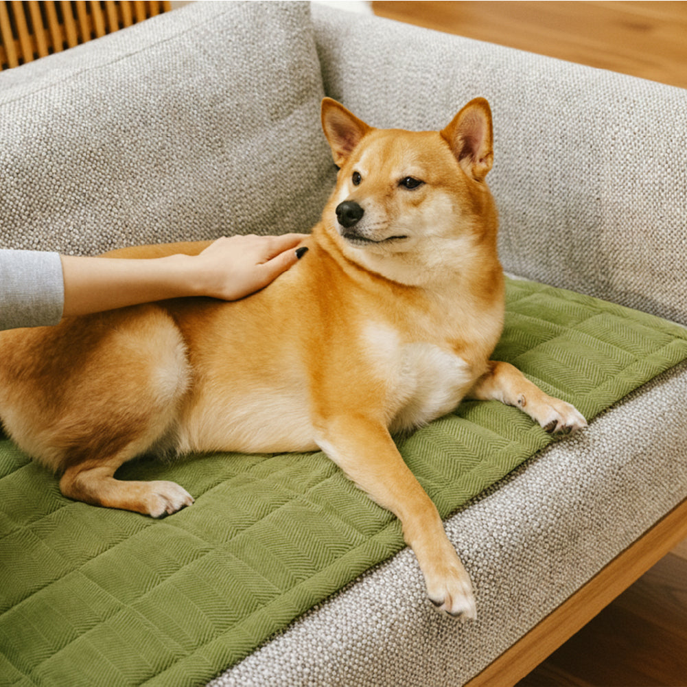 Scratch-proof All-season Stain-resistant Sofa Cover Mat - Retro
